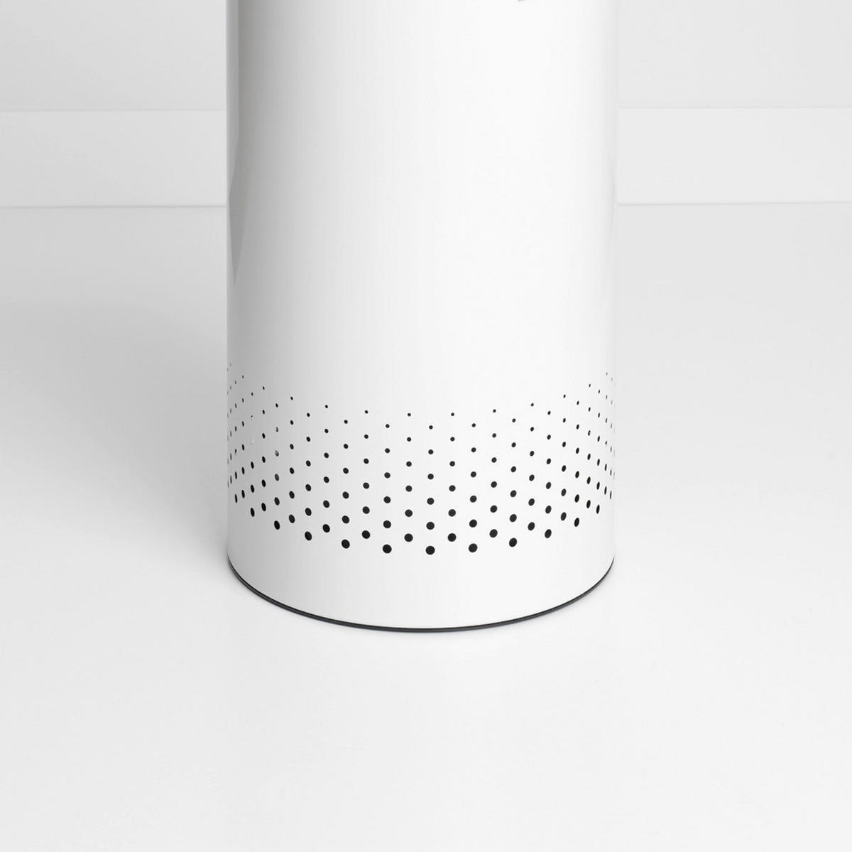 KOŠ ZA PERILO - bela, Design, kovina/leseni material (38/63,5/38cm) - Brabantia