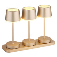 AKKU-TISCHLEUCHTE - Champagner/Opal, Basics, Kunststoff/Metall (8,3/20cm)