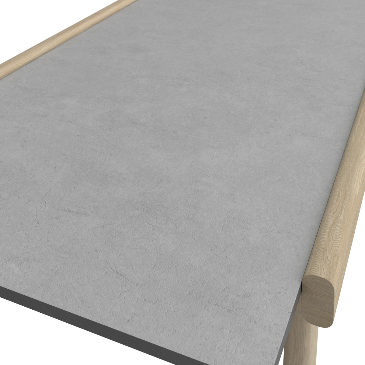 LOUNGETISCH  - Eschefarben/Hellgrau, Romantik / Landhaus, Holz/Kunststoff (135/77/36cm) - Dieter Knoll