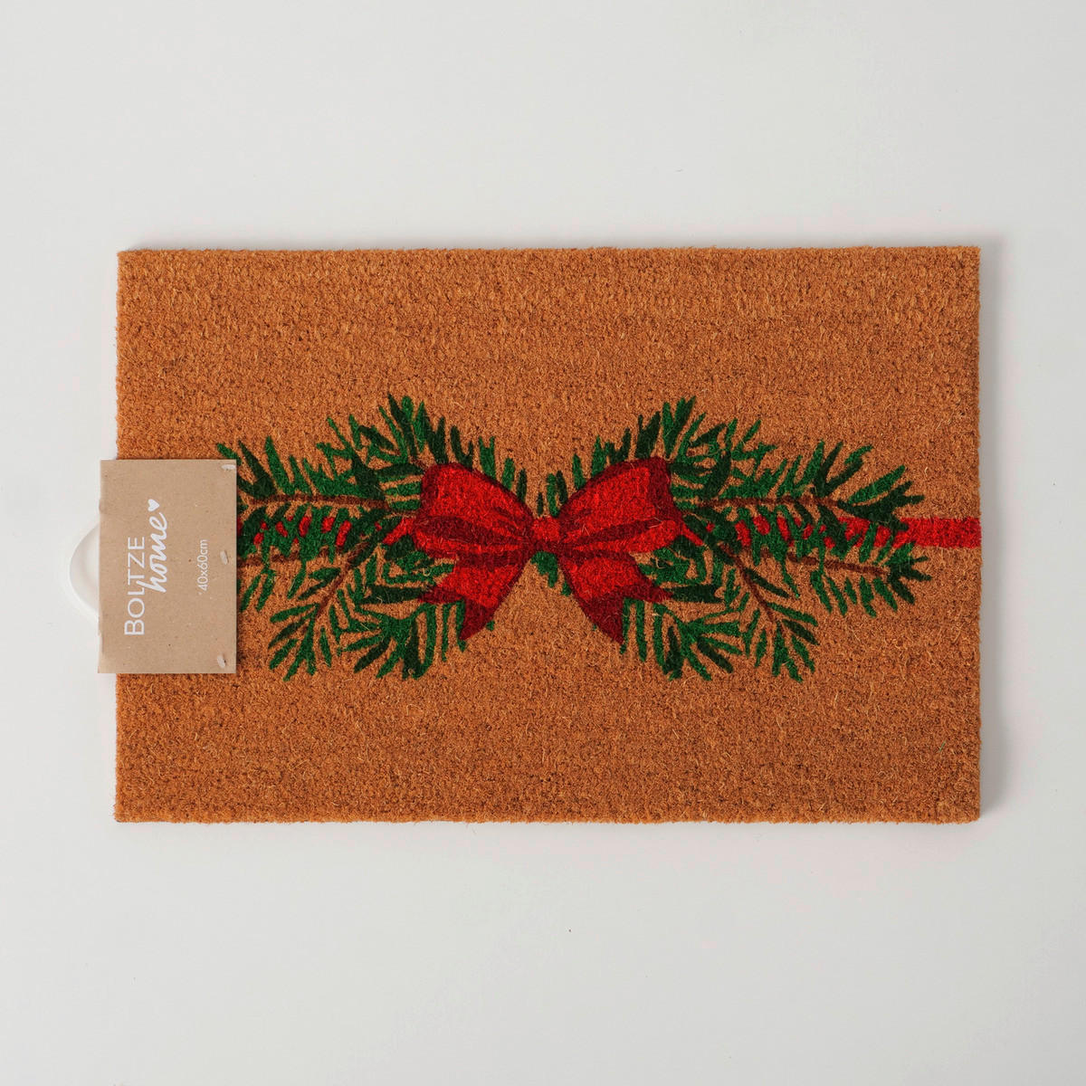 FUßMATTE  - Naturfarben/Grün, LIFESTYLE, Kunststoff/Textil (60/40/1,5cm)