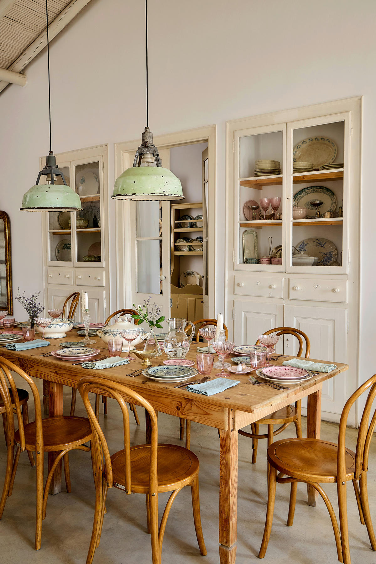 KOMBISERVICE Blau, Olivgrün VILA 12-teilig 4 Personen  - Blau/Olivgrün, Basics, Keramik - Costa Nova