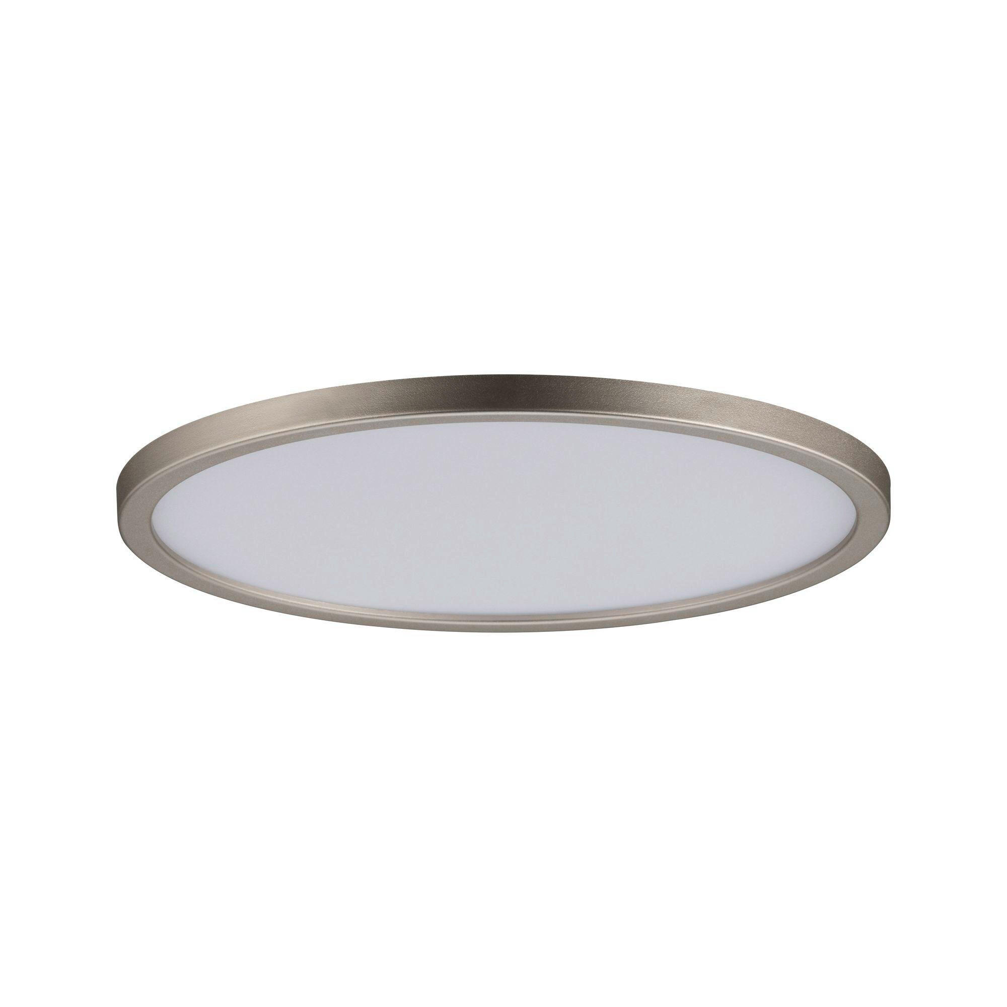 LED-PANEEL  - Nickelfarben, Basics, Kunststoff (18/1cm) - Paulmann
