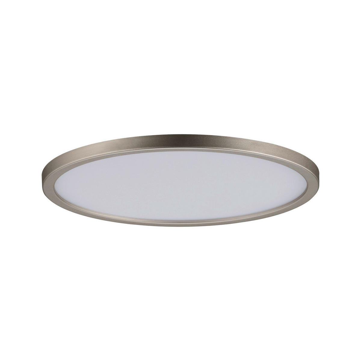 LED-PANEEL  - Nickelfarben, Basics, Kunststoff (18/1cm) - Paulmann