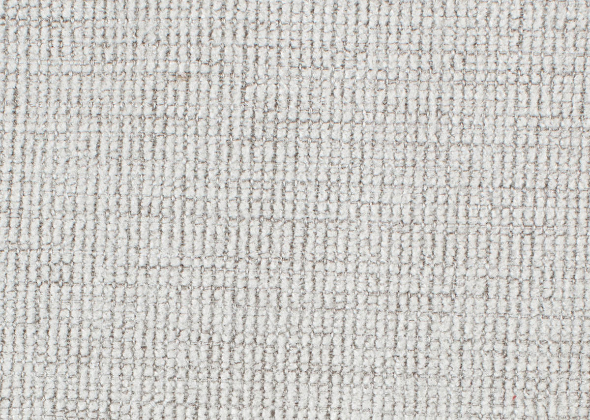 HOCKER in Textil Ecru  - Ecru/Alufarben, KONVENTIONELL, Textil/Metall (67/44/58cm) - Beldomo Comfort