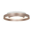 LED-DECKENLEUCHTE 40/8 cm   - Champagner/Goldfarben, Design, Kunststoff/Metall (40/8cm) - Novel