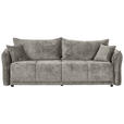 BOXSPRINGSOFA in Chenille Beige  - Beige/Schwarz, MODERN, Kunststoff/Textil (235/95/108cm) - Hom`in