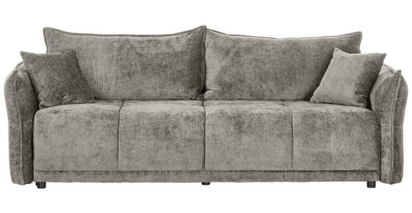 BOXSPRINGSOFA in Chenille Beige  - Beige/Schwarz, MODERN, Kunststoff/Textil (235/95/108cm) - Hom`in