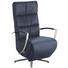 RELAXSESSEL in Leder Blau - Chromfarben/Blau, Design, Leder/Metall (64/112/80cm) - Cantus RELAXSESSEL in Leder Blau - Chromfarben/Blau, Design, Leder/Metall (64/112/80cm) - Cantus