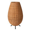 TISCHLEUCHTE COLIN 30/30/50 cm   - Hellbraun/Schwarz, Basics, Naturmaterialien/Metall (30/30/50cm) - Lucide