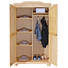 DREHTÜRENSCHRANK 2 -türig Kiefer massiv Naturfarben - Naturfarben, LIFESTYLE, Holz/Metall (104/180/56cm) - Carryhome