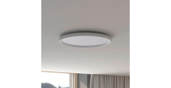 LED-DECKENLEUCHTE 40/3,5 cm   - Weiß, Basics, Kunststoff (40/3,5cm) - Novel