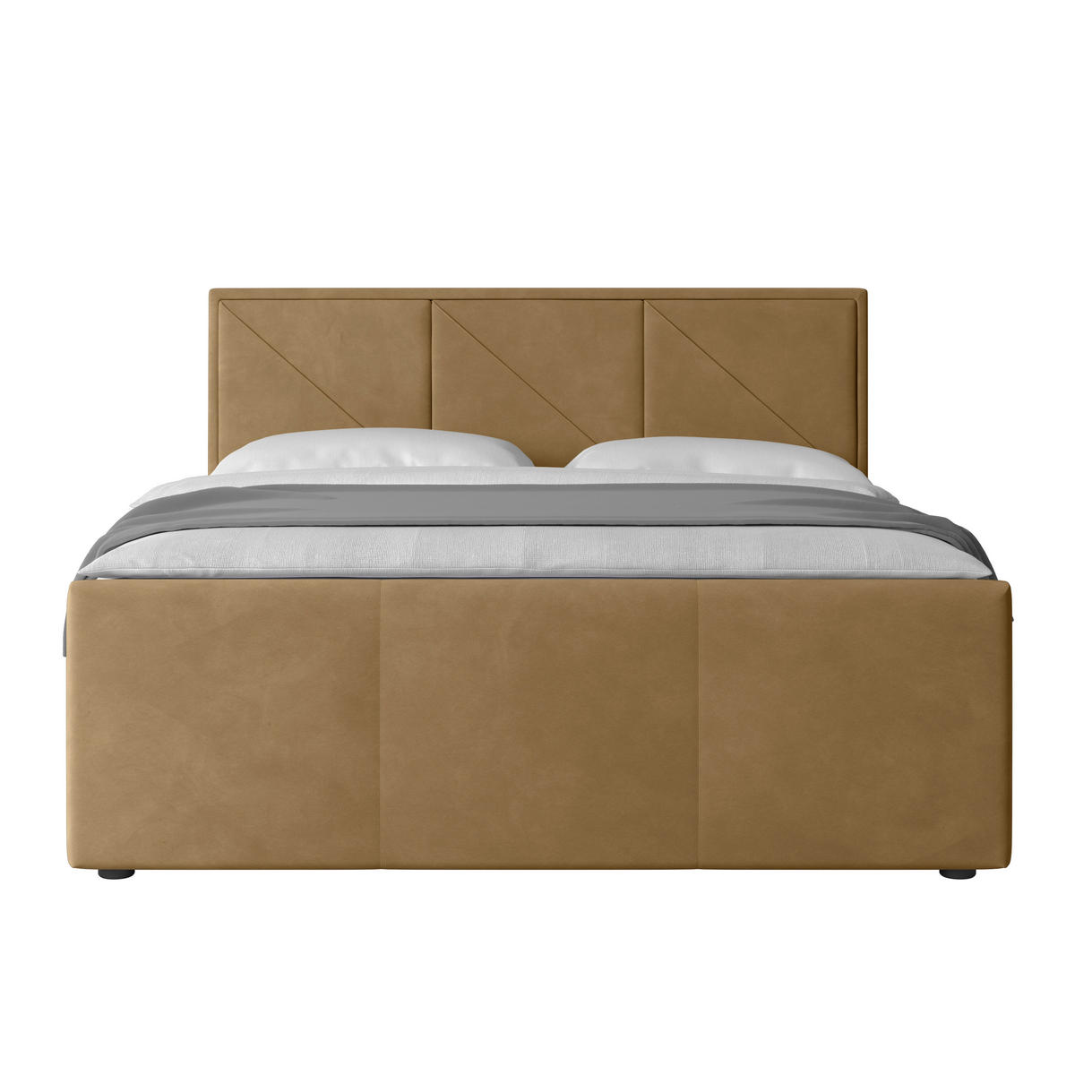 BOXSPRINGBETT 180/200 cm  in Beige  - Beige/Schwarz, MODERN, Holz/Kunststoff (180/200cm) - MID.YOU
