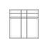 DREHTÜRENSCHRANK in Weiß - Eichefarben/Weiß, Design, Holzwerkstoff (252/229,6/61,4cm) - Hülsta DREHTÜRENSCHRANK in Weiß - Eichefarben/Weiß, Design, Holzwerkstoff (252/229,6/61,4cm) - Hülsta