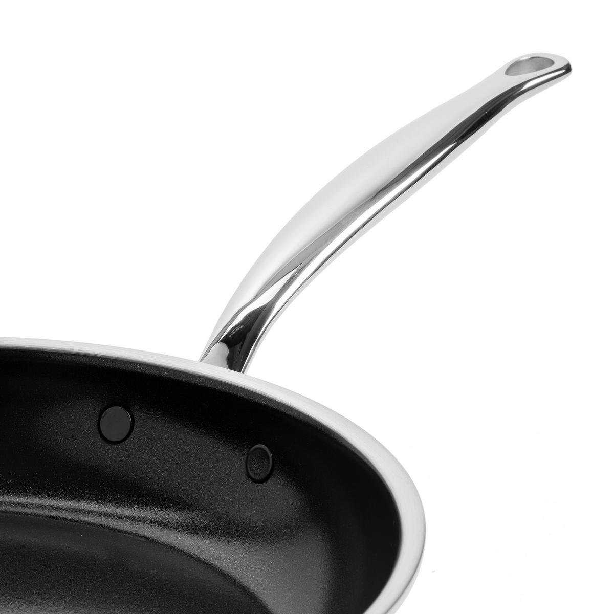 PFANNENSET Premiere Edelstahl 2-teilig  - Grau Hochglanz, Basics, Metall (20 & 28cm) - GreenPan