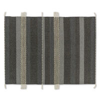 HANDWEBTEPPICH 170/240 cm Botana Dunkelgrau, Beige  - Dunkelgrau/Beige, Design, Textil (170/240cm) - Schöner Wohnen