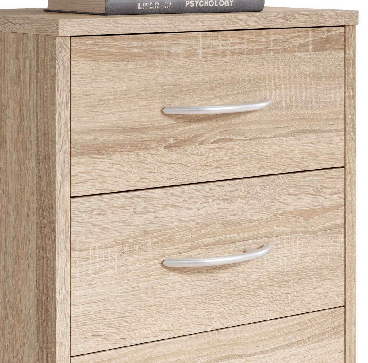 NACHTSCHRANK 38,5/54/28,2 cm  - Sonoma Eiche, Basics (38,5/54/28,2cm) - P & B