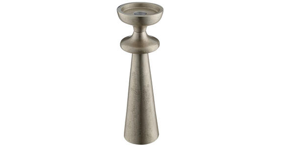 TEELICHTHALTER  - Silberfarben, Basics, Metall (8,5/26/8,5cm) - Ambia Home