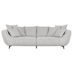 BIGSOFA Flachgewebe Schlammfarben  - Schlammfarben/Schwarz, KONVENTIONELL, Textil/Metall (294/77/132cm) - Carryhome