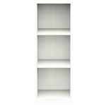 AKTENREGAL Weiß  - Weiß, KONVENTIONELL, Holzwerkstoff (40/112,5/40cm) - Moderano