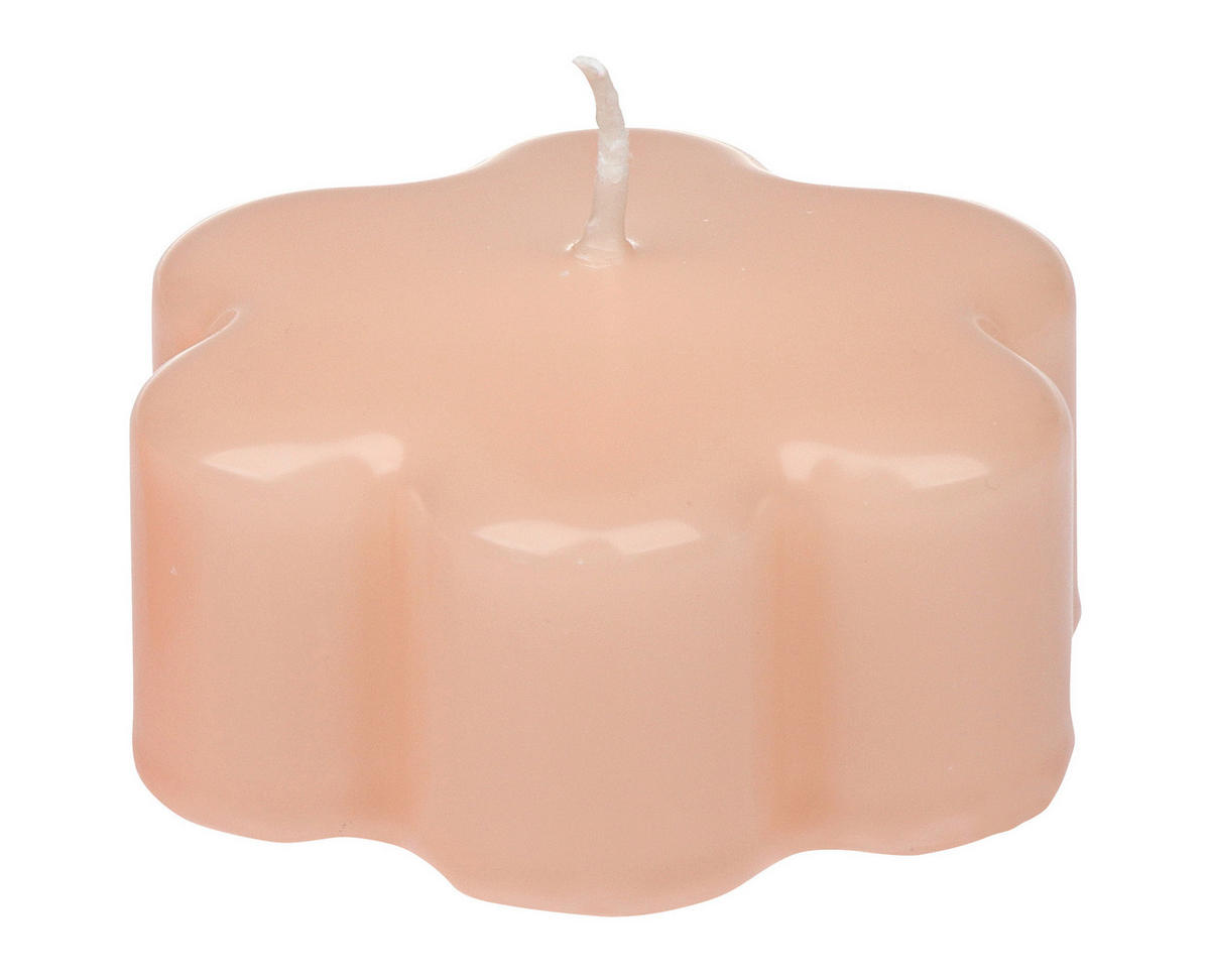 KERZE - Koralle, Trend, Naturmaterialien (7/3,5cm)