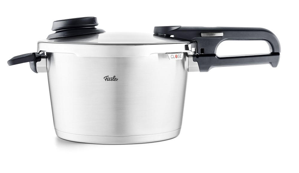 SCHNELLKOCHTOPF VITAVIT PREMIUM 4,5 L  - Silberfarben, Basics, Metall (22cm) - Fissler