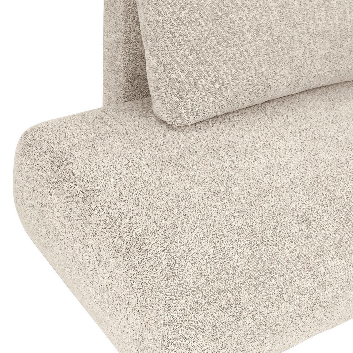 ECKSOFA Beige Flachgewebe Zierkissen, Rückenkissen, Bettkasten, Schlaffunktion, Rücken echt, Liegefläche im Originalstoff  - Beige/Schwarz, KONVENTIONELL, Kunststoff/Textil (260/145cm) - Carryhome