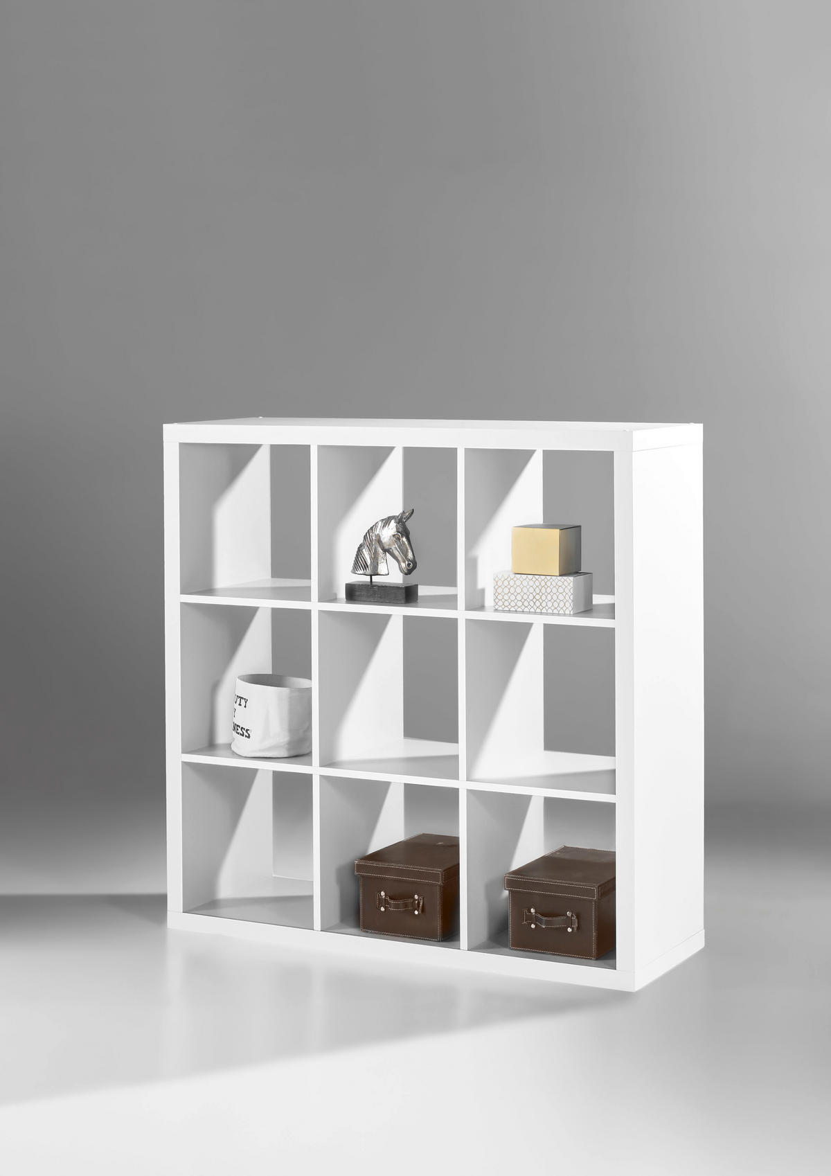 PREDELNA STENA 112/112/38 cm bela  - bela, Design, leseni material (112/112/38cm) - Boxxx