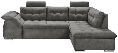 MID.YOU ROHOVÁ SEDACIA SÚPRAVA, textil, kompozitné drevo, antracitová