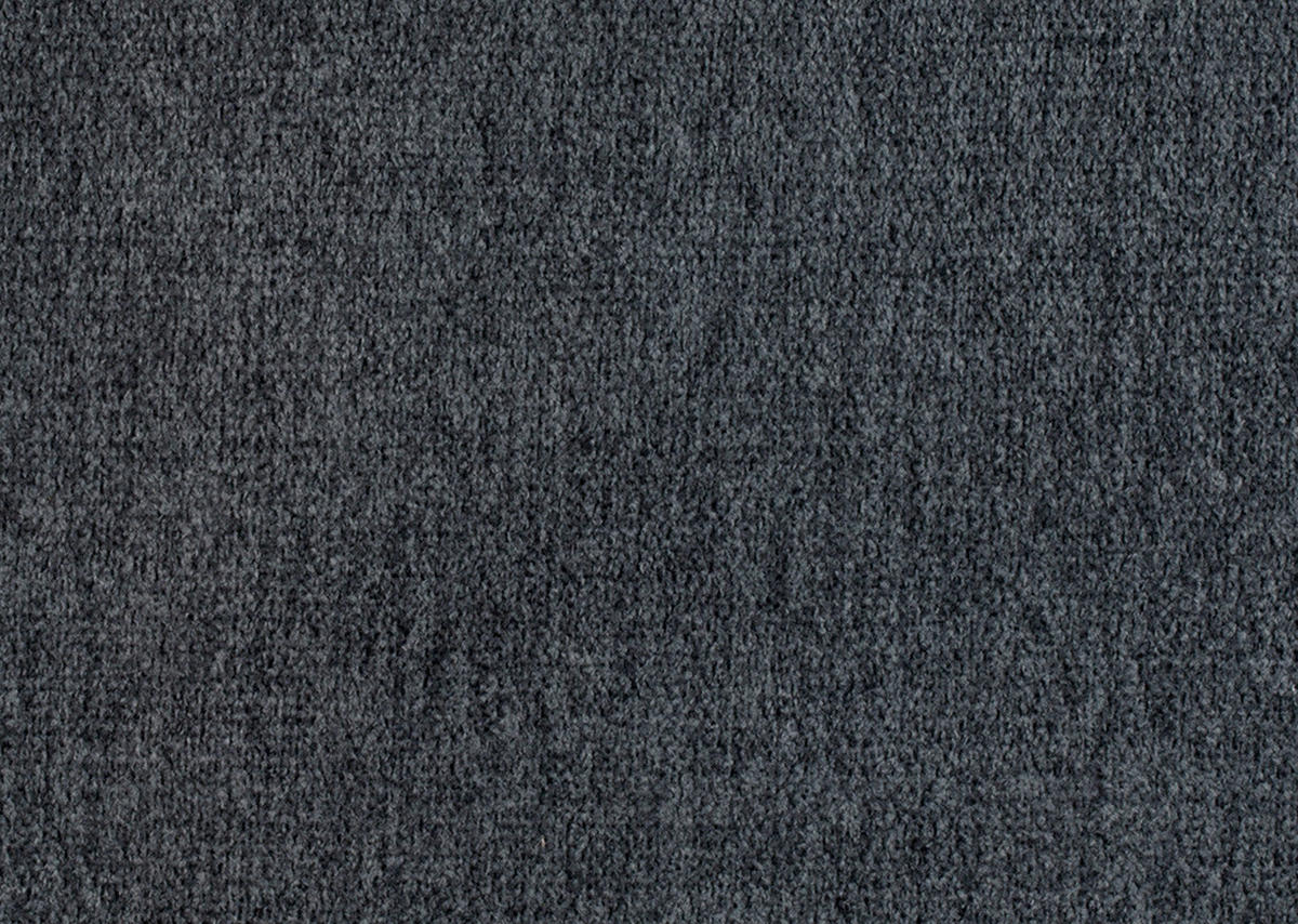 ECKSOFA in Chenille, Mikrofaser Grau  - Schwarz/Grau, Design, Textil/Metall (157/299cm) - Dieter Knoll