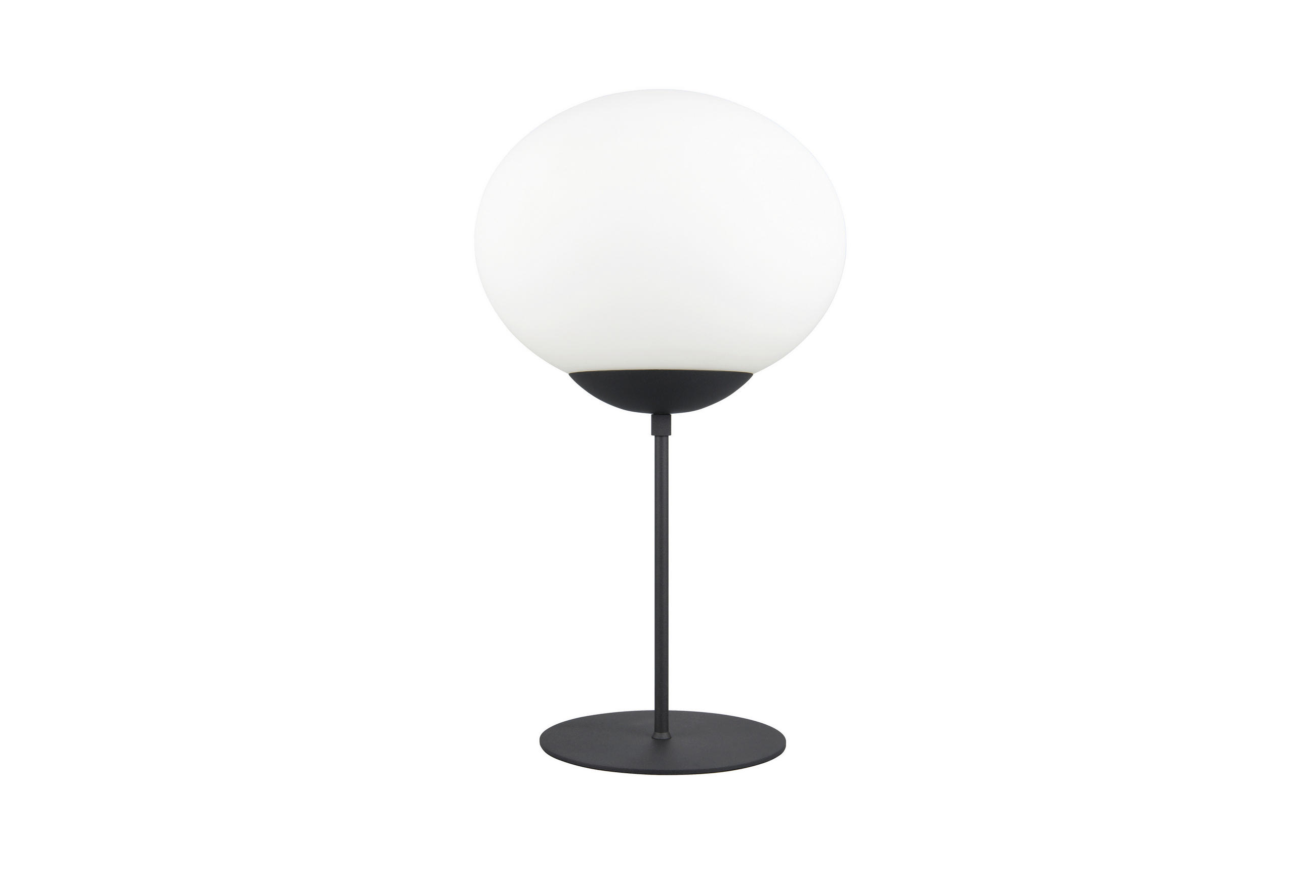 Trio Leuchten Tischleuchte Schwarz, Weiß 52 cm