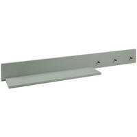 POLICA ZIDNA  MIA  - zelena/antracit, Basics, drvni materijal/metal (136/14/20cm) - Jimmylee