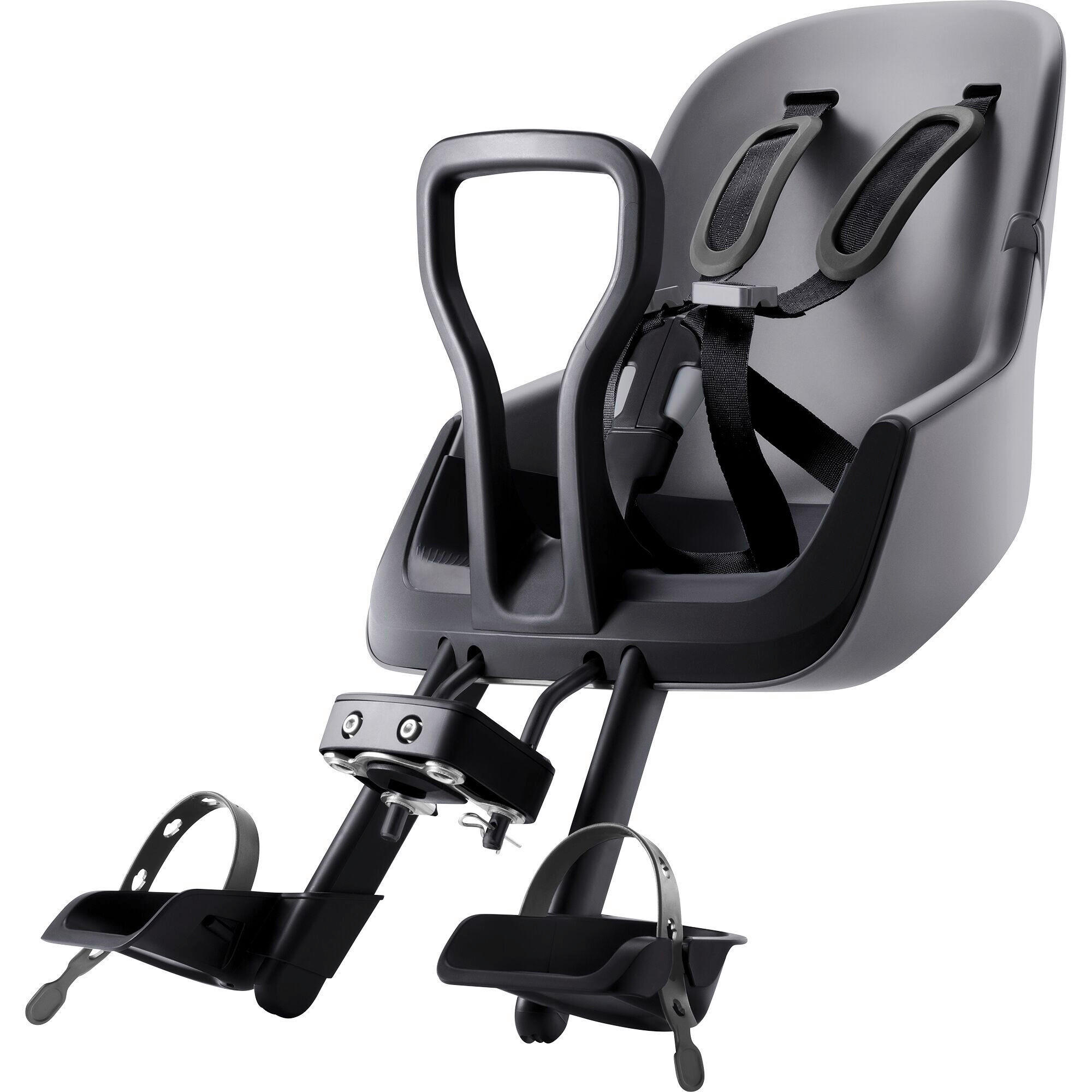 FAHRRADKINDERSITZ - Graublau/Grau, Basics, Kunststoff/Textil (40/60/32cm) - Britax Römer