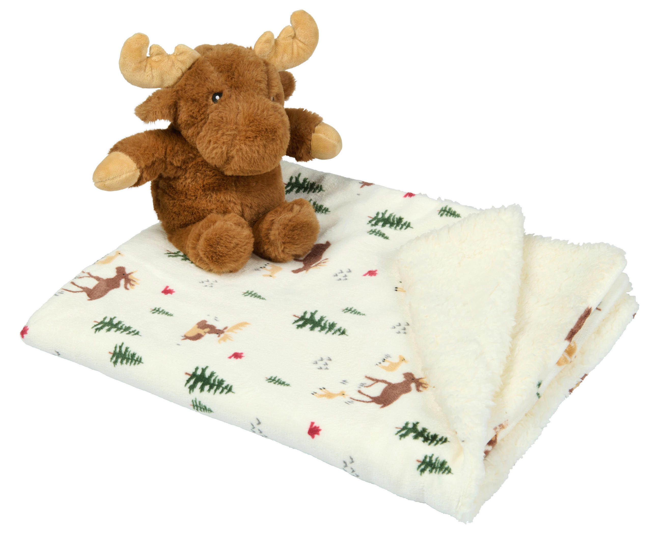 BABYGESCHENKSET 2-teilig  - Weiss/Rot, Basics, Textil - X-Mas