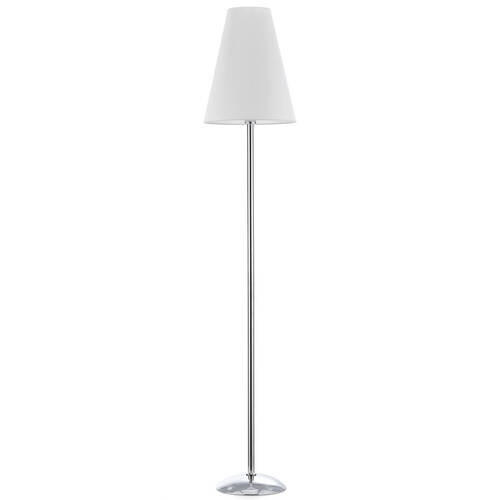 STOJACÍ LAMPA, 35/180 cm  - bílá/barvy chromu, Konvenční, kov/textil (35/180cm)