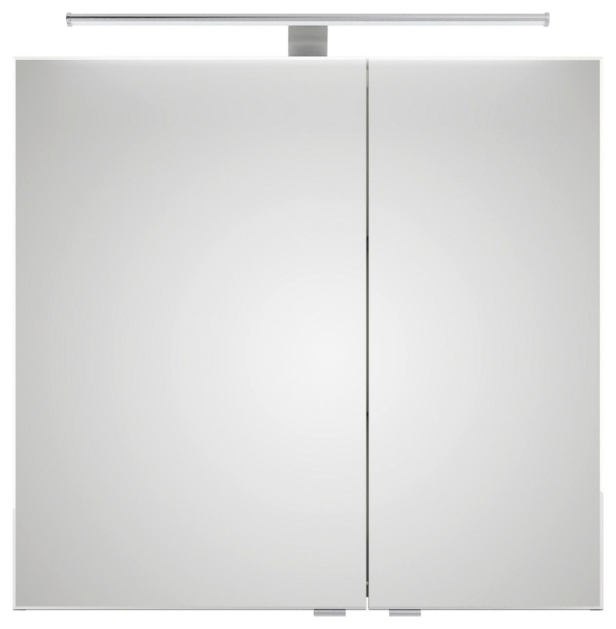 SPIEGELSCHRANK 75/70,3/17 cm  - Chromfarben/Weiß, KONVENTIONELL, Glas/Holzwerkstoff (75/70,3/17cm) - Pelipal