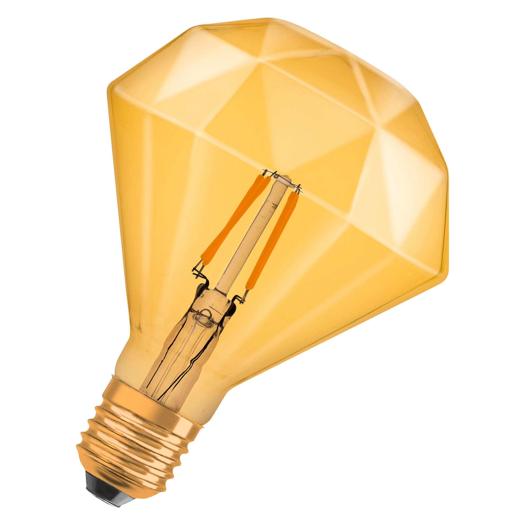 LED-LEUCHTMITTEL   E27 4 W 470 lm  - Goldfarben, Basics, Glas (11cm) - Osram