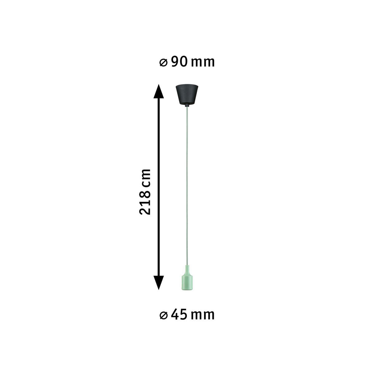 SCHNURPENDEL 9/218, cm   - Basics (9/218,cm) - Paulmann
