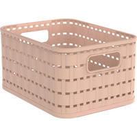 KOŠÍK ružová - ružová, Basics, plast (18,3/13,7/9,8cm)