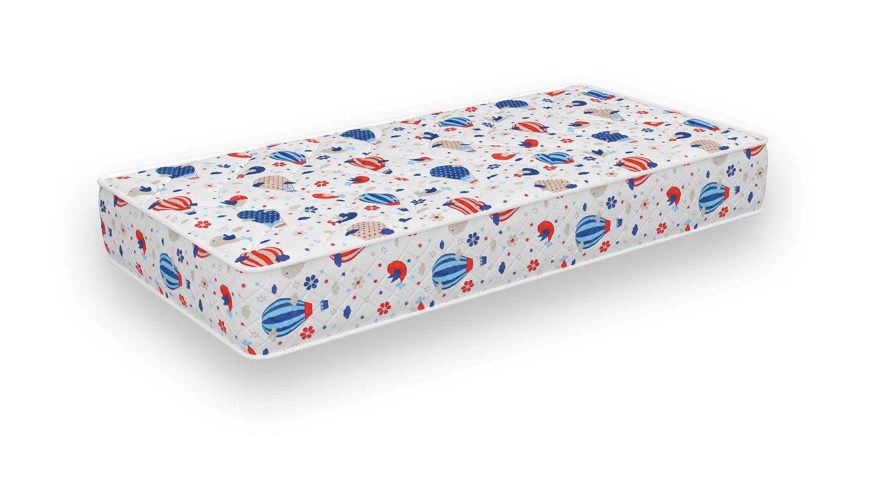 OTROŠKA VZMETNICA vzmetno jedro Bonell 60/120 cm  - večbarvno, Basics, tekstil (60/120cm) - Hespo