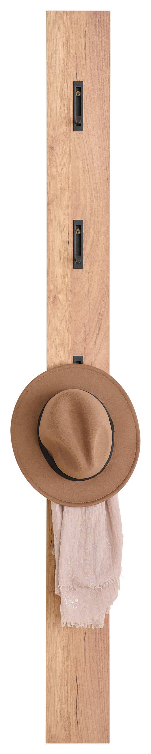 GARDEROBENPANEEL  in 15/170/3 cm  - Eichefarben, Design, Holzwerkstoff (15/170/3cm) - Voleo