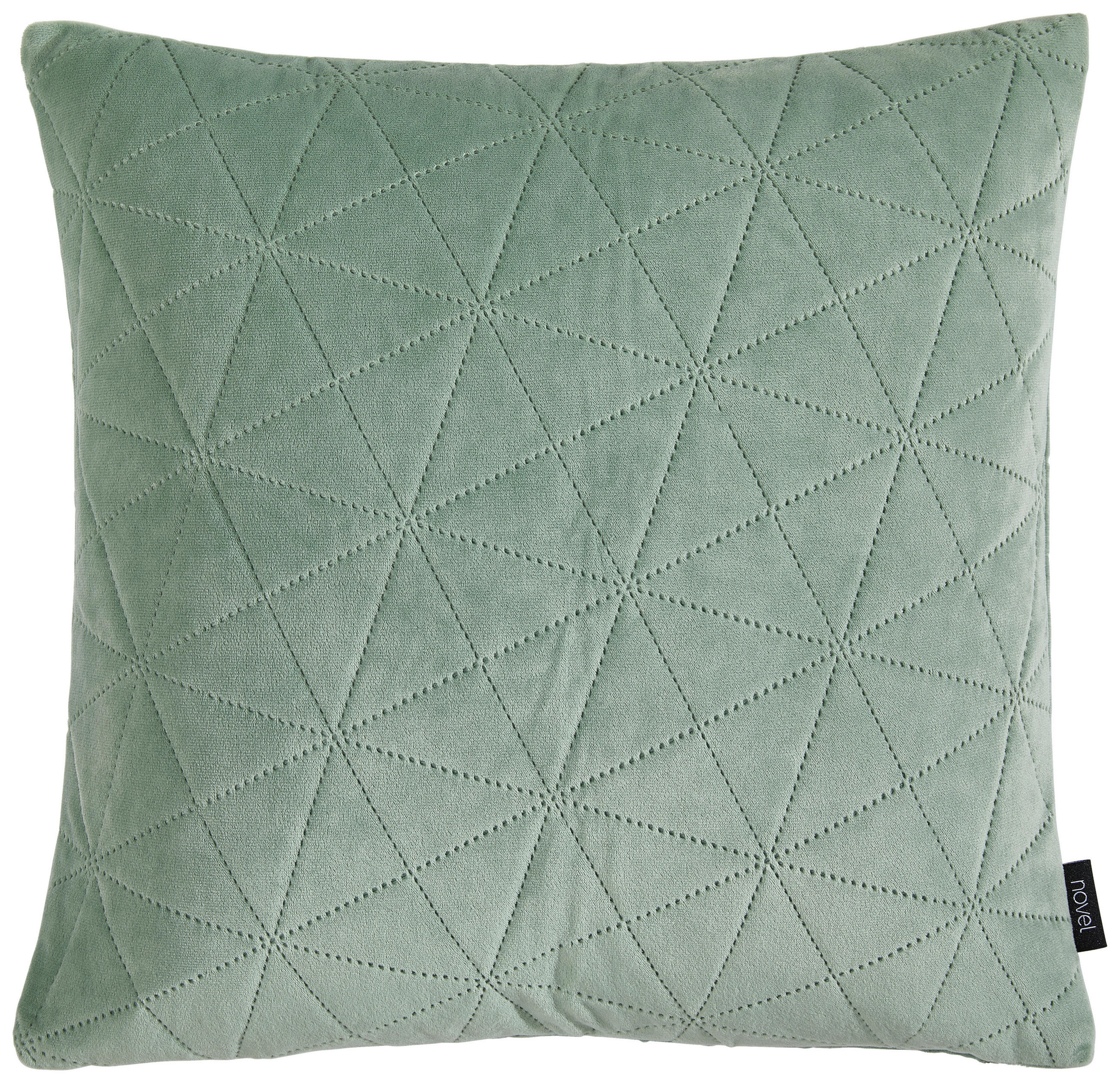 KISSENHÜLLE 48/48 cm  - Jadegrün, Textil (48/48cm) - Novel