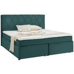 BOXSPRINGBETT 180/200 cm  in Türkis  - Türkis/Schwarz, Design, Kunststoff/Textil (180/200cm) - Xora