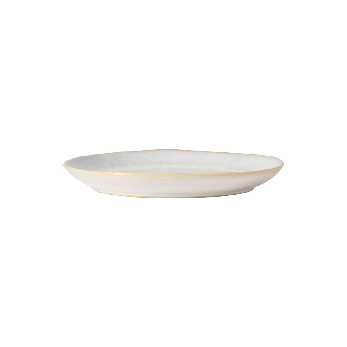 DESSERTTELLERSET Weiß Hochglanz, Perlmutt 6-teilig 22 cm BRISA  - Weiß Hochglanz/Perlmutt, Basics, Keramik (22cm) - Costa Nova