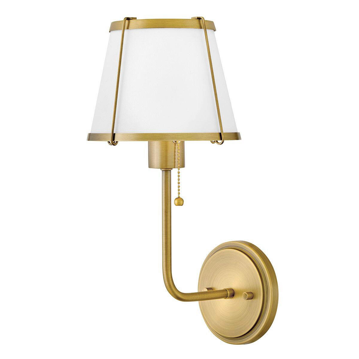 WANDLEUCHTE - Perlmutt/Goldfarben, Konventionell, Metall (40/18,4/22,2cm) - Elstead Lighting