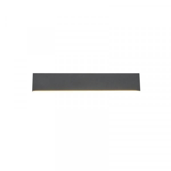 ZIDNA LED LAMPA - antracit, Konvencionalno, metal/plastika (47/8/4,5cm)