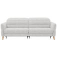 2-SITZER-SOFA in Webstoff Ecru  - Ecru/Eiche Bianco, Design, Holz/Textil (234-262/84/112cm) - Dieter Knoll