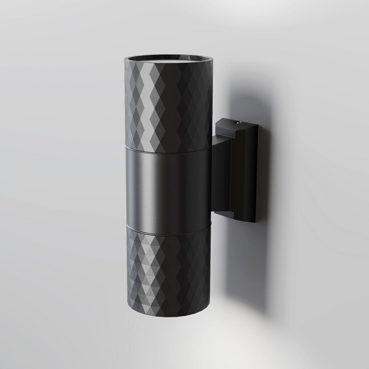 WANDLEUCHTE Bowery 6.5/19 cm  - Schwarz, Design, Metall (6.5/19cm) - MAYTONI