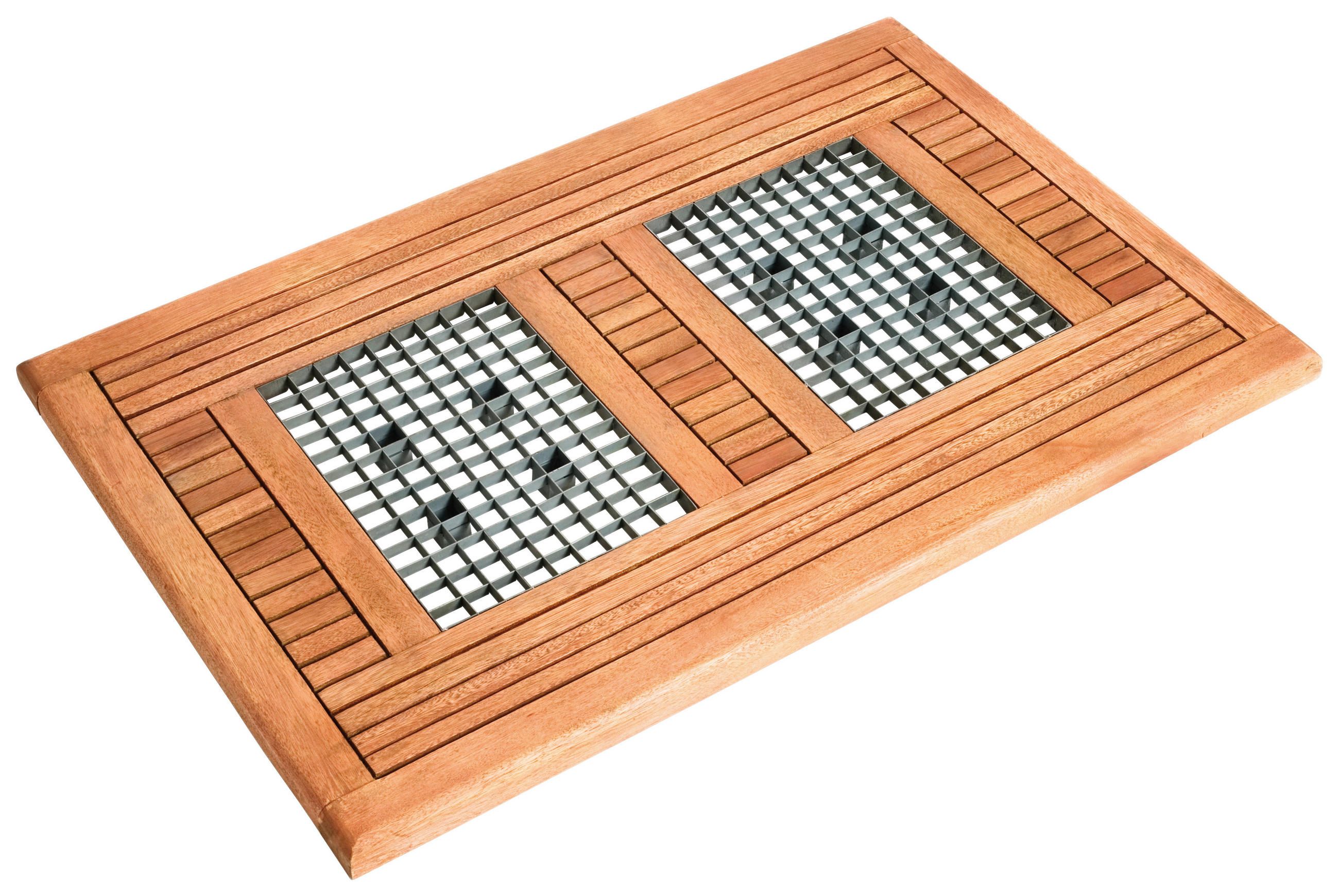 FUßMATTE 57/88 cm  - Naturfarben, MODERN, Holz (57/88cm) - Gardenson