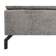 BOXSPRINGBETT 140/200 cm  in Grau  - Schwarz/Grau, Design, Textil/Metall (140/200cm) - Esposa