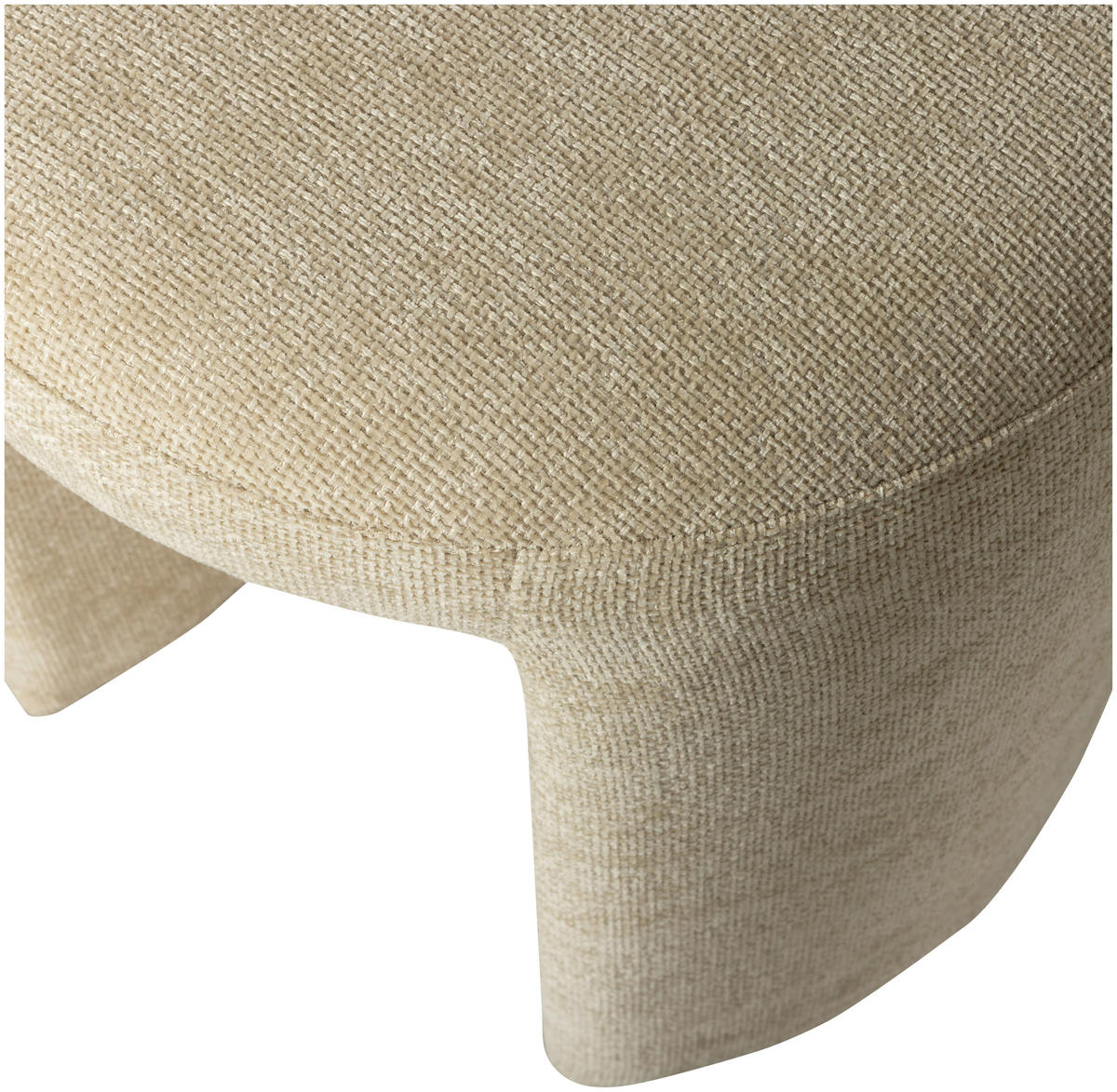 HOCKER in Textil Naturfarben  - Naturfarben, Design, Textil (45/47/45cm) - Livetastic